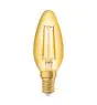 Osram Vintage 1906 LED E14 Kerze Fadenlampe Gold 1.5W 120lm - 824  | Ersatz für 15W