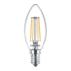 Philips Corepro LED Kerze E14 Fadenlampe Klar 4.3W 470lm - 840  | Ersatz für 40W