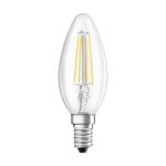 Ledvance Classic LED E14 Bougie Filament Claire 4W 470lm - 840- | Remplacement 40W