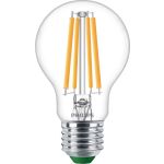 Philips MASTER LED Ampoule Ultra Efficient E27 Poire Claire 4W 840lm - 830 Blanc Chaud | Équivalent 60W