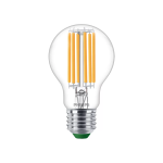 Philips MASTER LED Ampoule Ultra Efficient E27 Poire Claire 5.2W 1095lm - 830 Blanc Chaud | Équivalent 75W