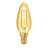 Osram Vintage 1906 LED E14 Bougie Filament Dorée 1.5W 120lm - 824  | Remplacement 15W