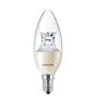 Philips MASTER LED Bougie E14 Couronne Claire 8W 806lm - 822-827 Dim To Warm | Dimmable - Remplacement 60W
