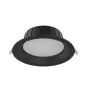 Spot Encastrable LED Moyen Encastré Noir 21W 2400lm 100D - 827-830-840 CCT | 226mm - Diamètre 200mm