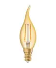 Ledvance Vintage 1906 LED E14 Bougie Dorée 1.5W 120lm - 824- | Remplacement 15W