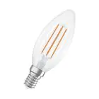 Ledvance Classic LED E14 Bougie Filament Claire 2.2W 470lm - 827  | Remplacement 40W