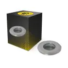 Spot Au Sol Tiziano Aluminium Argent 1W 50lm - 827 Blanc Très Chaud 