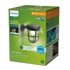 Philips Solar Radii Applique Murale Métal Noir 1.3W 250lm - 830  | IP44